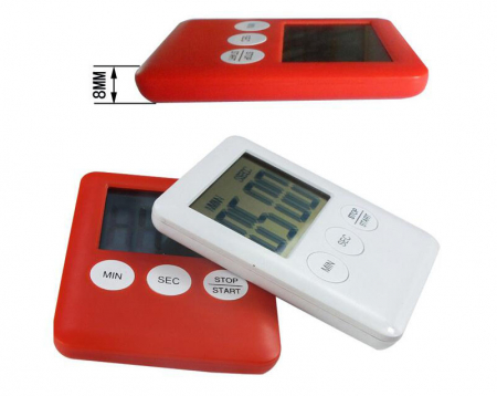 Temporizator cronometru digital pentru diverse activitati, stopwatch, culoare Rosu [2]
