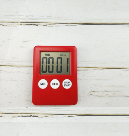 Temporizator cronometru digital pentru diverse activitati, stopwatch, culoare Rosu [1]