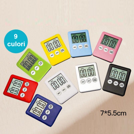 Temporizator cronometru digital pentru diverse activitati, stopwatch, culoare Alb [2]