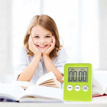 Temporizator cronometru digital pentru diverse activitati, stopwatch, culoare Verde [1]