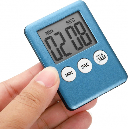 Temporizator cronometru digital pentru diverse activitati, stopwatch, culoare albastru [1]