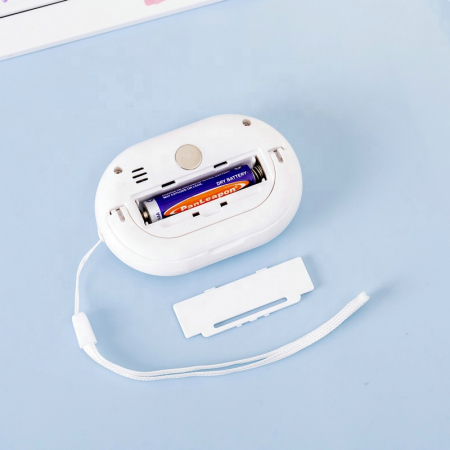 Temporizator cronometru digital oval, pentru diverse activitati, stopwatch, culoare alb, model 601nometru digital rotativ, pentru diverse activitati, stopwatch, culoare ALB [5]
