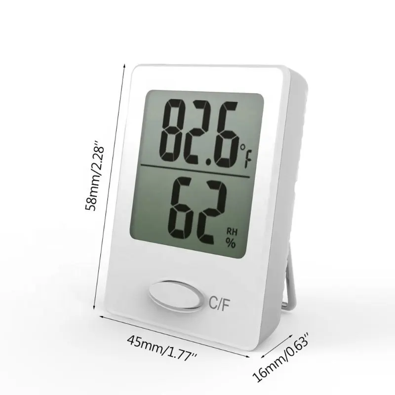 Termohigrometru pentru interior, din gama mini, interval -10 +70°C, 0% - 90%, YK3105 alb [2]