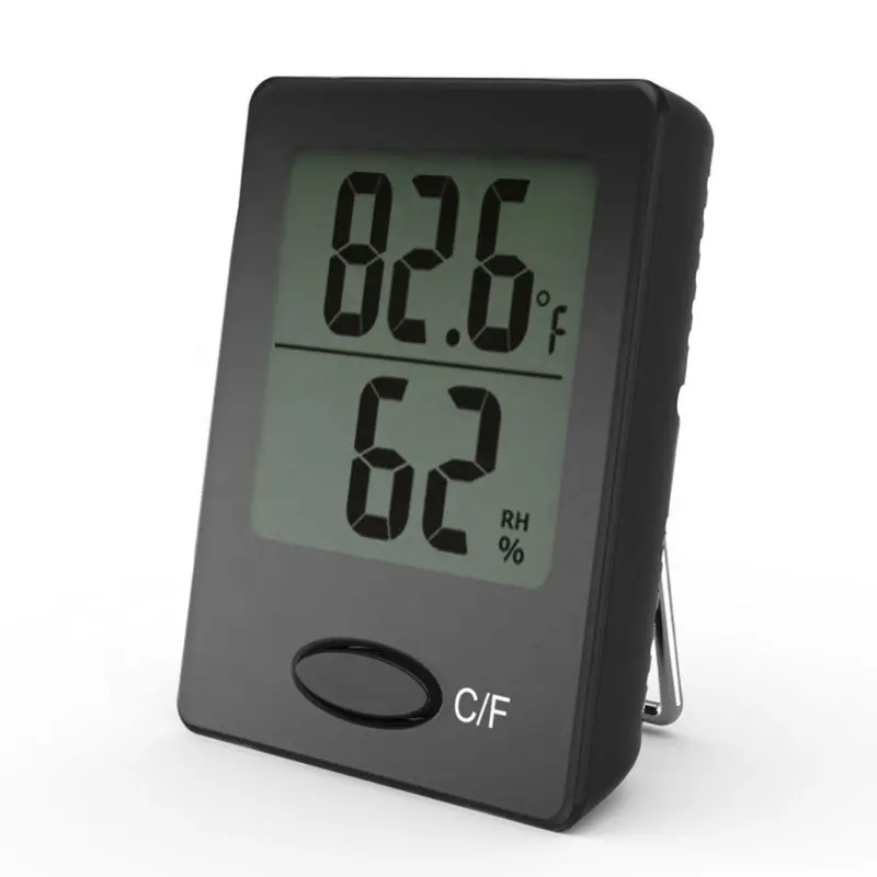 Ceasuri si Termometre de casa - Termohigrometru pentru interior, din gama mini, interval -10 +70°C, 0% - 90%, YK3105 negru