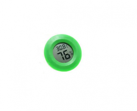 Ceasuri si Termometre de casa - Termohigrometru din gama mini, interval -10 +70°C, 0% - 90%, TP105 verde