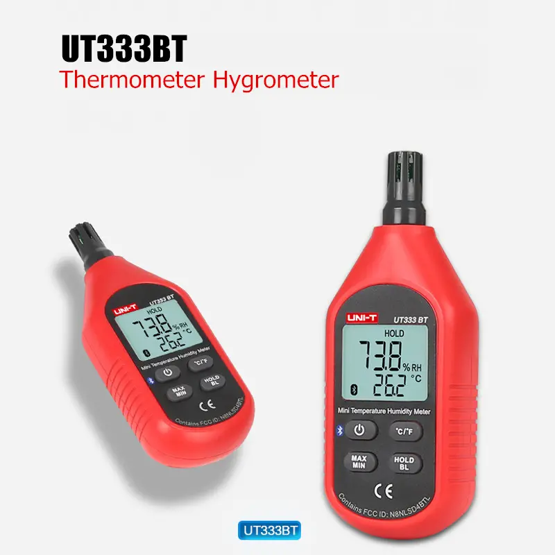 TermoHigrometru -10° C + 60° C din gama mini UNI-T 333BT cu bluetooth si aplicatie,masurare umiditate si temperatura [2]
