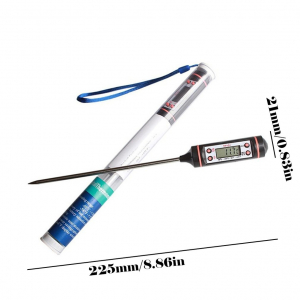 Termometru interval -50°C + 300°C pentru alimente, lichide, gratar, model TP101 [2]