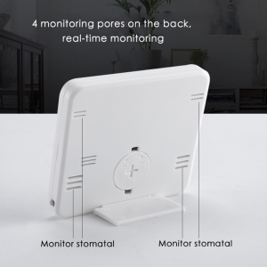 Termometru higrometru digital de casa cu ceas, termohigrometru [3]