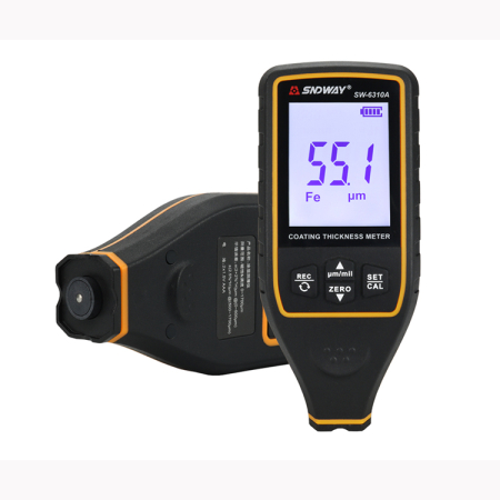 Tester grosime vopsea SNDWAY SW-6310B, 0-1700μm, ecran color 2", USB-C, memorie 8 grupuri, auto & industrial [1]