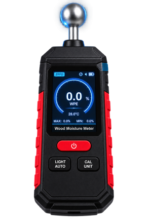 Umidometre - Umidometru lemn fara contact Optimus AT 637 – detector digital de umiditate 0–100% RH, adâncime 5–40 mm