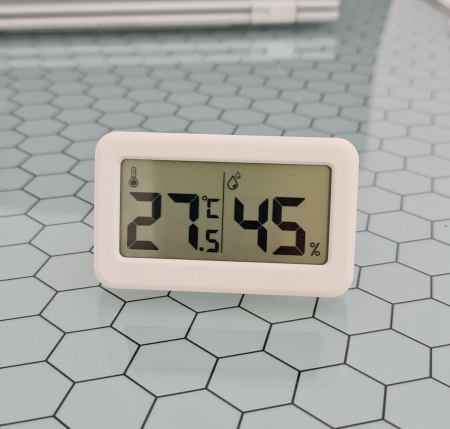 Termometru Higrometru pentru frigider, interval -10 +70°C, model 3228 H alb / negru [0]