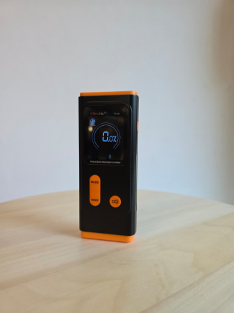 Umidometru digital inductiv YITANGTEC YT301, fara pini, pentru lemn, zidarie si pereti, LCD iluminat, alarma umiditate, adancime detectie 19 mm [1]