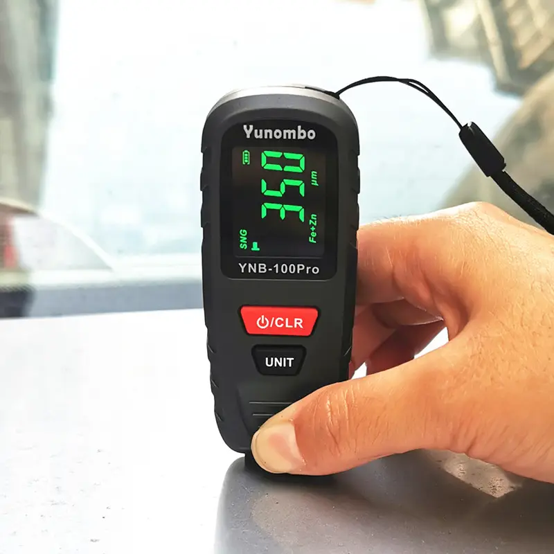 Testere strat vopsea - Tester profesional strat de vopsea - interval 0-1800 µm, rezolutie 0.05mm, 100Pro Yunombo