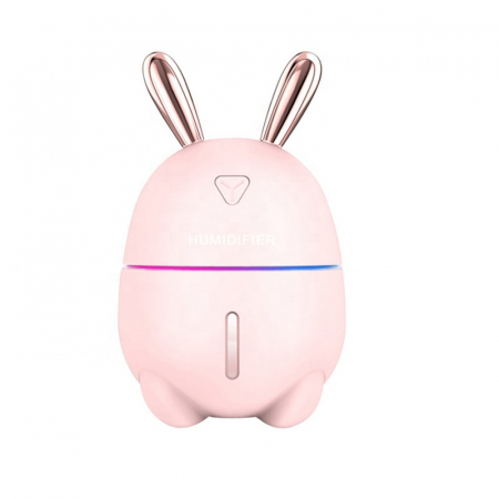 Difuzoare aroma mini - Umidificator din gama mini, ultraportabil Optimus AT Home™ K9 cu rezervor 300ml si alimentare la micro-USB, pentru 10-12m², roz