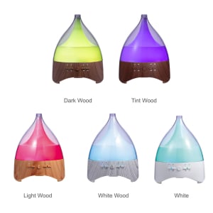 Umidificator Aromaterapie Lampa de veghe cu telecomanda Optimus AT Home™ 2028 rezervor 300ml, cu ultrasunete, 25-30m², purificator aer, white [5]