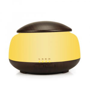 Umidificator Aromaterapie Lampa de veghe Optimus AT Home™ 1850 rezervor 300ml, ultrasunete, 20-30m², purificator aer, difuzor, dark wood