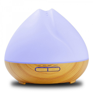 Umidificator Aromaterapie Lampa de veghe SMART Alexa Optimus AT Home™ 1701 cu ultrasunete, 30m², purificator aer, difuzor, rezervor 400ml, light wood TUYA [3]