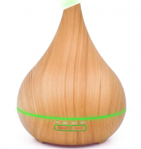 Umidificator Aromaterapie Optimus AT Home™ 1743 rezervor 400ml, cu ultrasunete, 25-30m², purificator aer, difuzor, light wood [2]