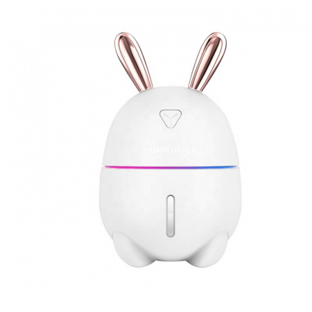 Difuzoare aroma mini - Umidificator din gama mini, ultraportabil Optimus AT Home™ K9 cu rezervor 300ml si alimentare la micro-USB, pentru 10-12m² alb