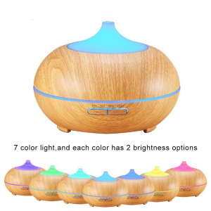 Umidificator Optimus AT Home™ 1704 cu ultrasunete, aromaterapie, 25-30m², purificator aer, difuzor, rezervor 300ml, light wood [4]