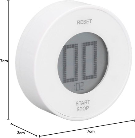 Temporizator digital magnetic TP-95, cronometru 99 minute, functie numaratoare inversa si cronometru, baterie CR2032 inclusa [2]