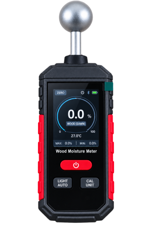 Umidometre - Umidometru lemn fara contact Optimus AT 637 – detector digital de umiditate 0–100% RH, adâncime 5–40 mm