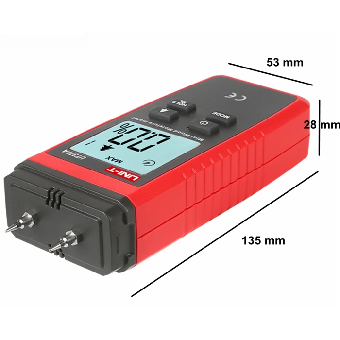 Umidometru din gama mini UnI-T UT377A pentru stabilirea umiditatii 4 clase de lemn, [2]