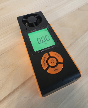 Anemometru digital YITANGTEC YT331S pentru masurarea vitezei vantului, afisaj LCD, MAX/MIN/AVG, HOLD, 0.70-30.00 m/s [4]