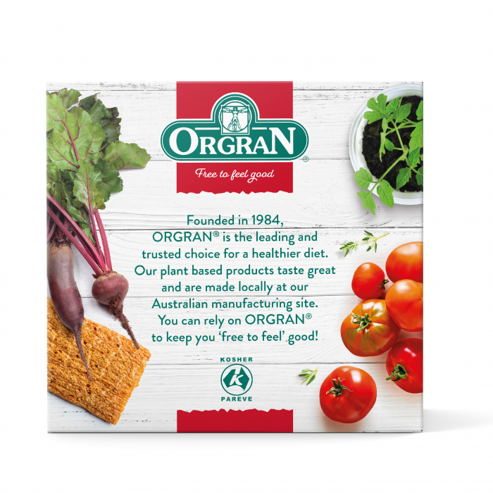 Pâine uscată Veggies Garden Sfeclă și Roșii, fără gluten, Orgran - 125g [2]