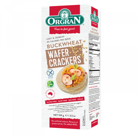 Paine uscata - Orgran - Crackers din hrisca fără gluten x 100g
