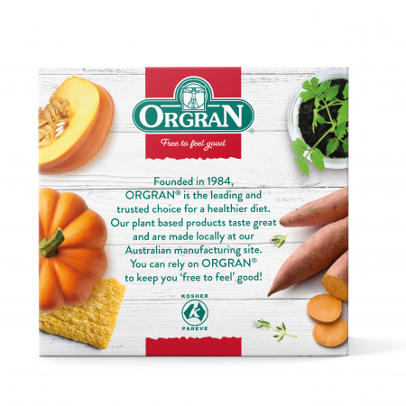 Pâine uscată Veggies Garden Cartof dulce și Dovleac, fără gluten, Orgran - 125g [1]
