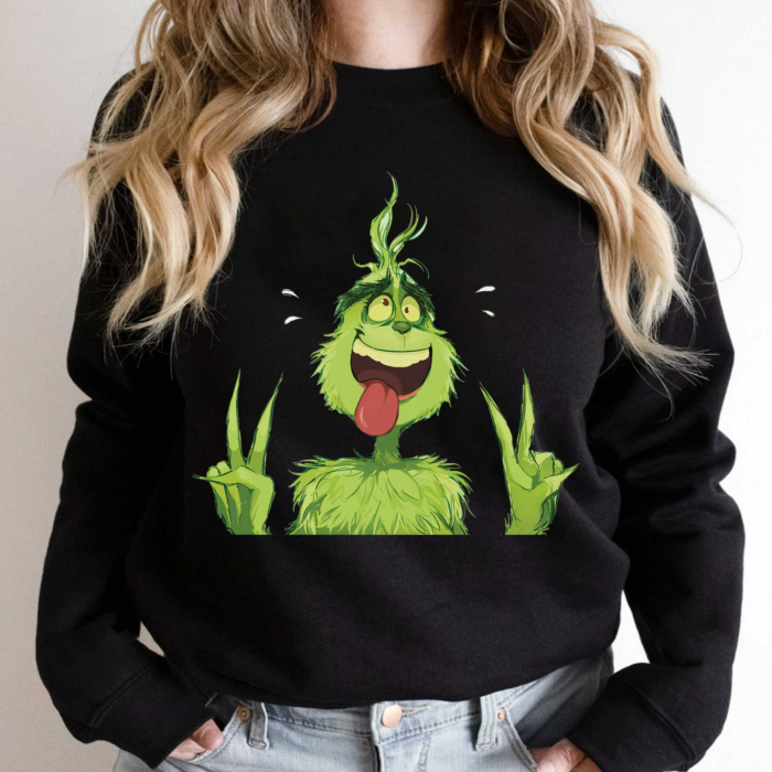 Bluza Promo Negru Crazy Grinch [1]