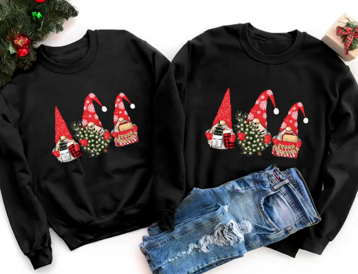 Bluze Cuplu Gnomie Holiday [1]