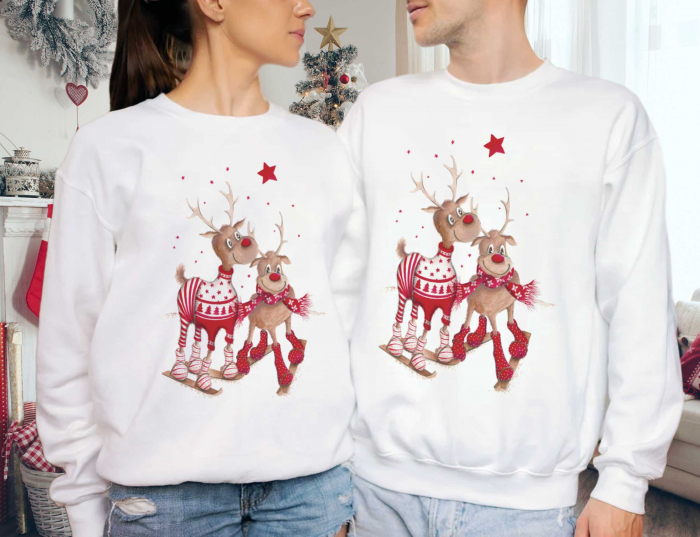 Bluze Cuplu Jolly Reindeers [1]