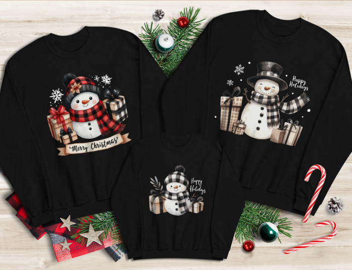 Bluze Familie Frosty Gifts [1]
