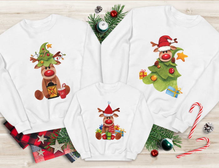 Bluze Familie Rudolph Tree [1]