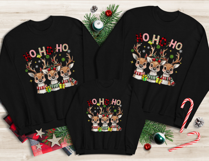 Bluze Familie Reindeer Cheer [1]
