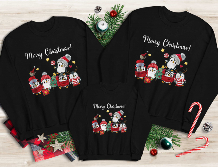 Bluze Familie Penguin Squad [1]