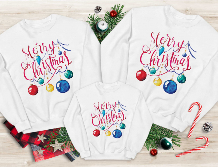 Bluze Familie Christmas Ribbon [1]