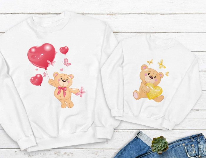Bluze Mama Copil Love Bears [1]