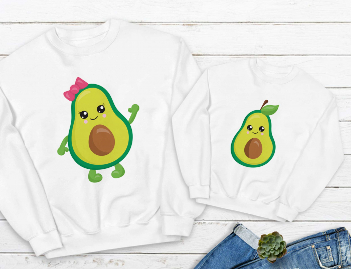 Bluze Mama Copil Avocado Family [1]