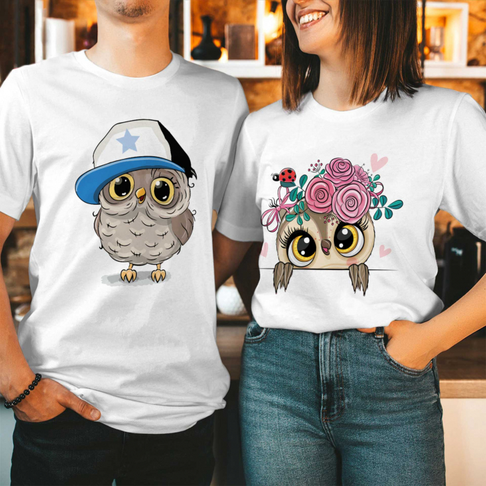 Set Cuplu Blue Owls [1]