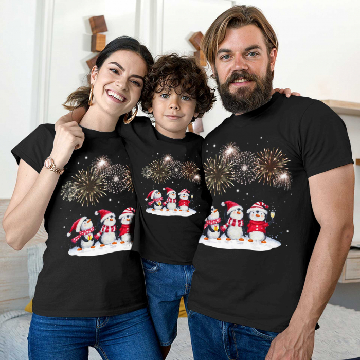 Set Familie New Year Penguins [1]