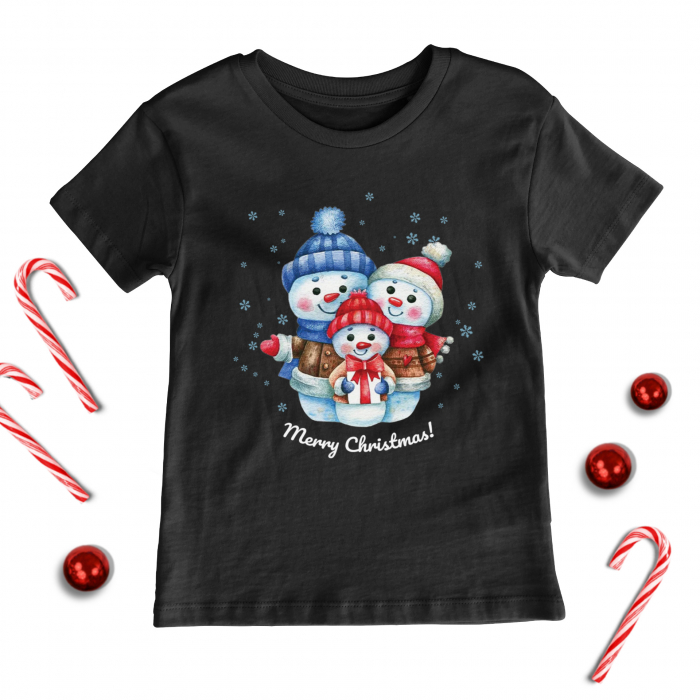 Tricou Copil Snowman Family [1]