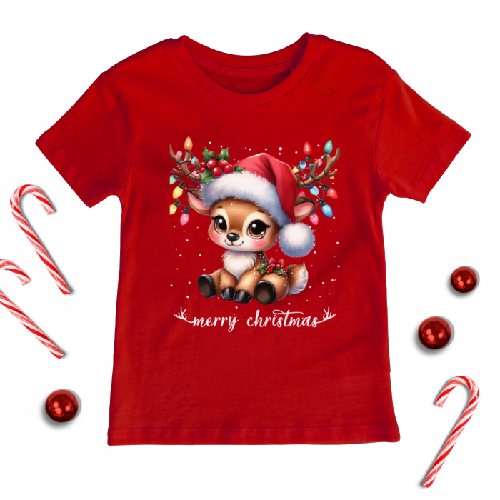 Tricou Copil Reindeer Holiday [1]