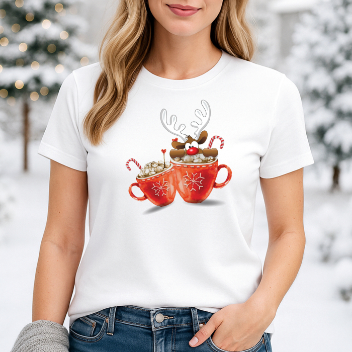 Tricou Dama Hot Choco Deer [2]