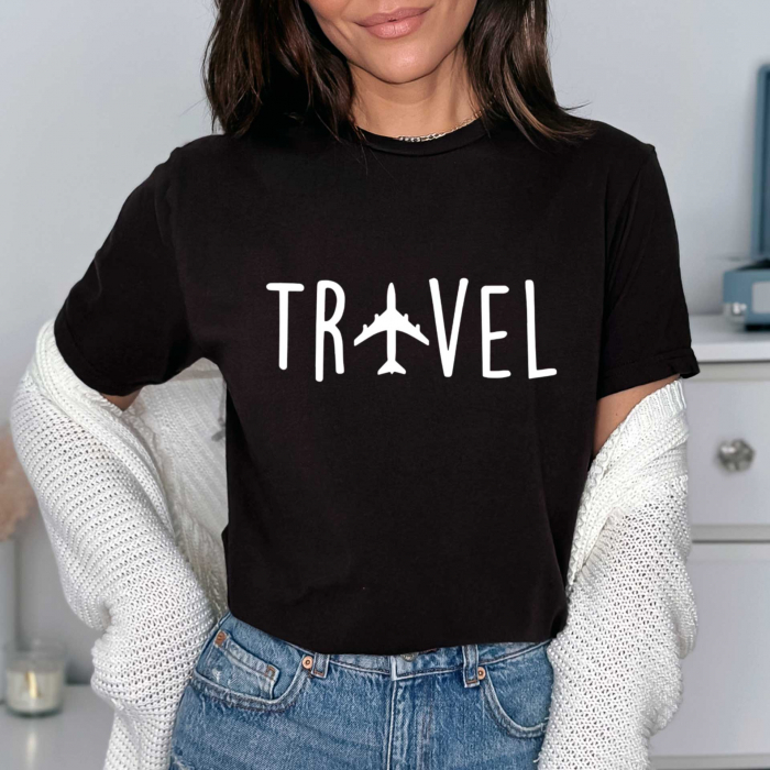 Tricou Negru Simply Travel [1]