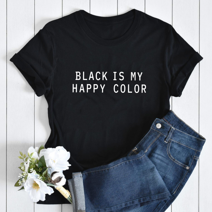 Tricou Promo Happy Black [1]