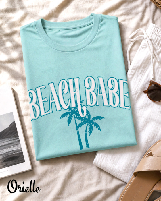 Tricou Relaxed Fit Beach Babe [2]