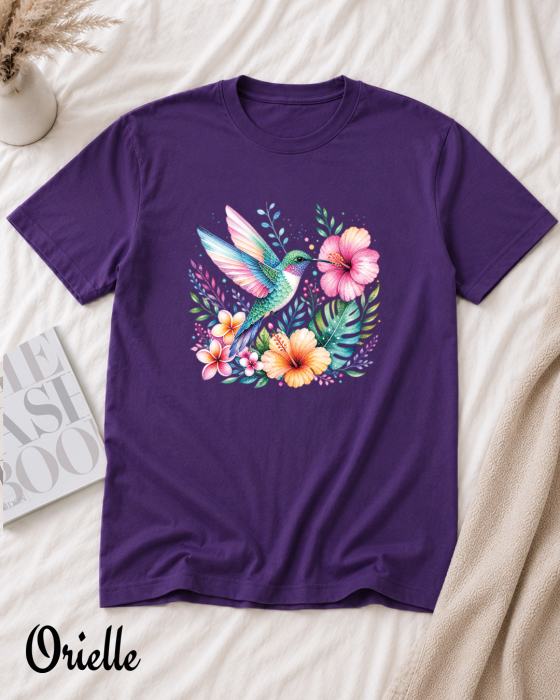 Tricou Relaxed Fit Colorful Bird [2]